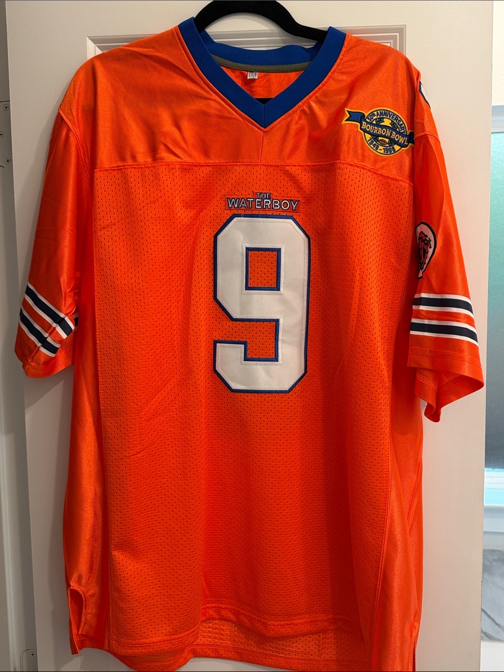 The Waterboy #9 Orange Football Jersey